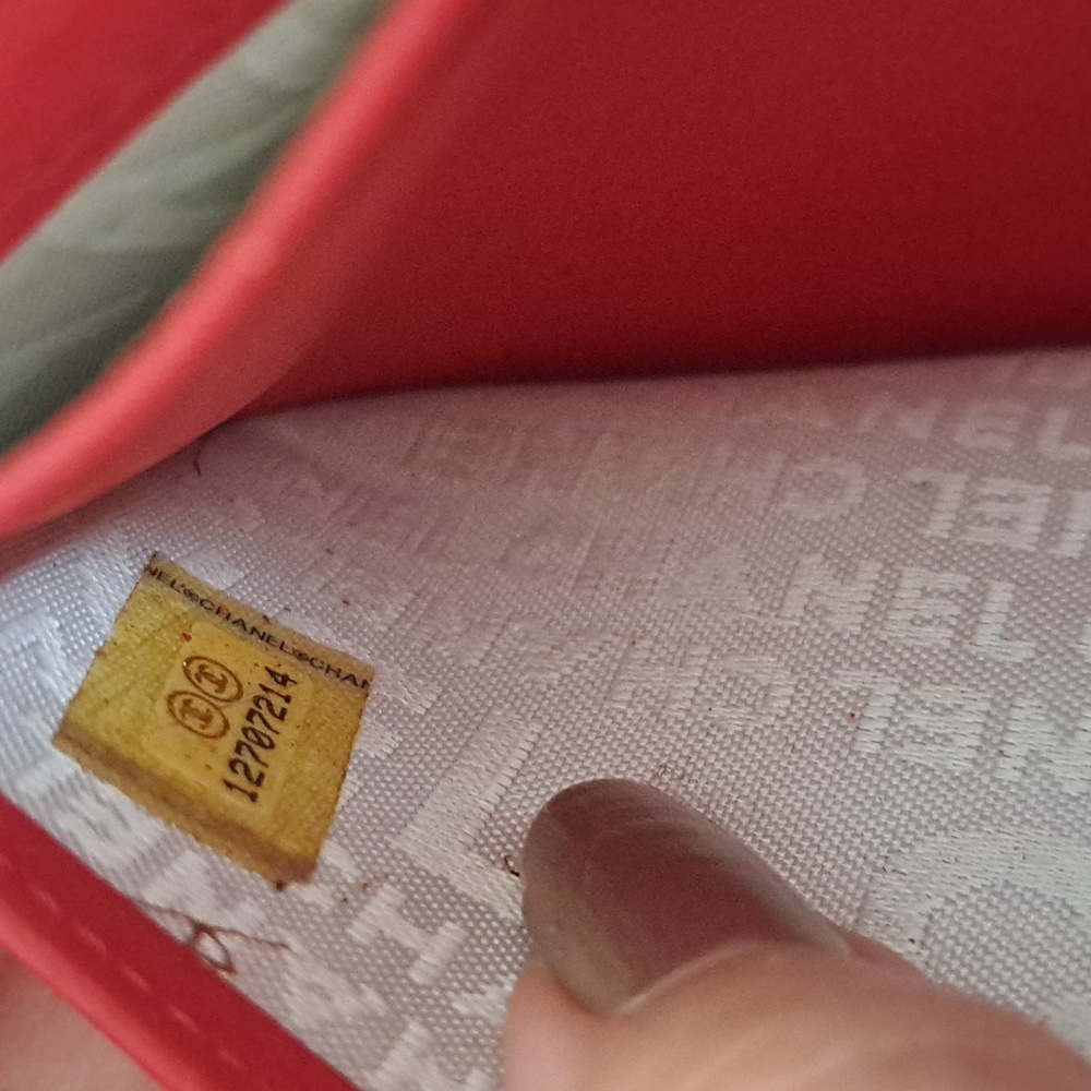 Authentic Vintage Chanel Wallet Checkbook France - Picture 6 of 8